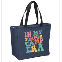 In My Summer Camp Era Retro Groovy Zip Tote Bag
