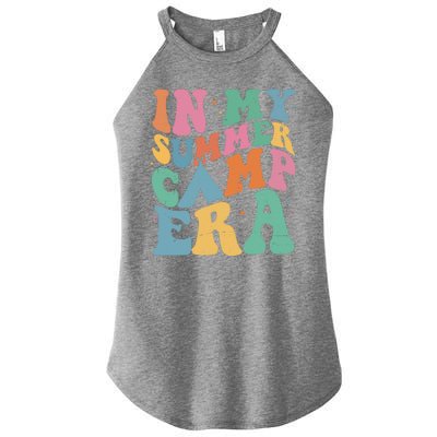 In My Summer Camp Era Retro Groovy Women's Perfect Tri Rocker Tank