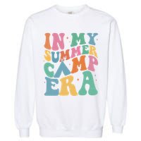 In My Summer Camp Era Retro Groovy Garment-Dyed Sweatshirt
