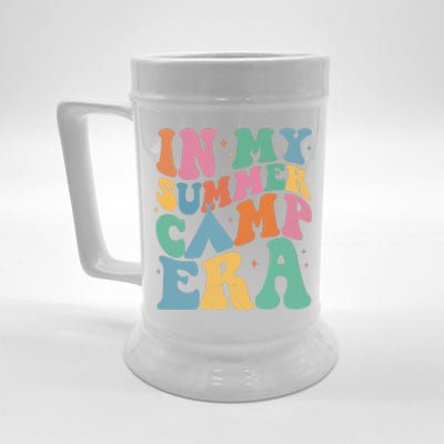 In My Summer Camp Era Retro Groovy Beer Stein