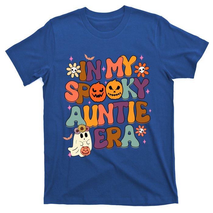 In My Spooky Auntie Era Halloween Groovy Funny Aunt Spooky Funny Gift T-Shirt