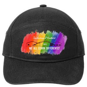 Inclusion Matters Special Education 7-Panel Snapback Hat