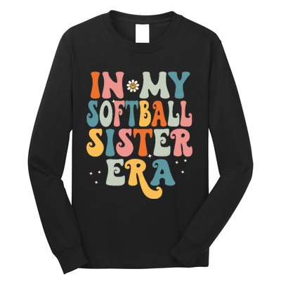 In My Softball Sister Era Long Sleeve Shirt