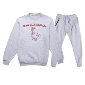 In My Silly Goose Era Premium Crewneck Sweatsuit Set