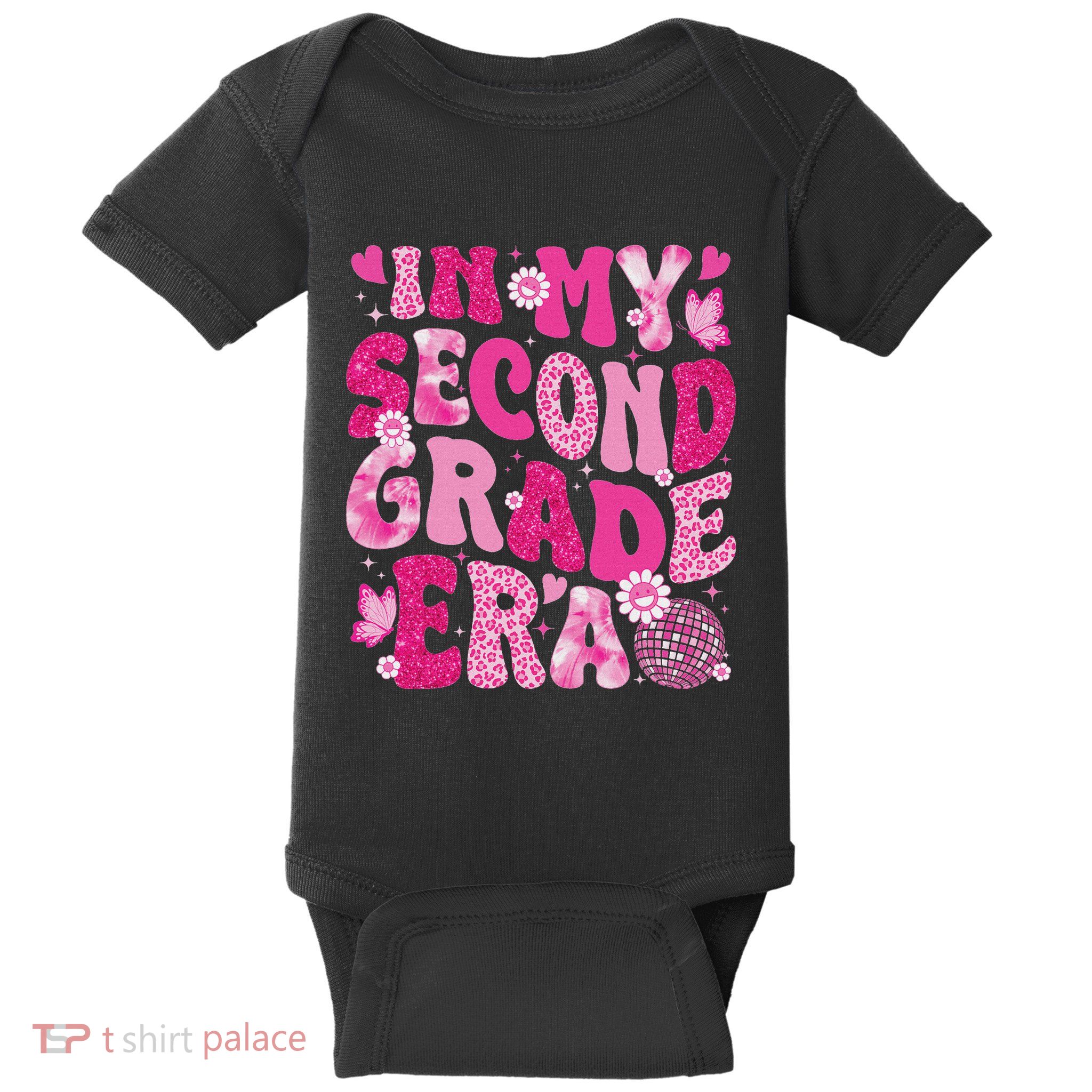 In My Second Grade Era Teachers Women Back To School Baby Bodysuit