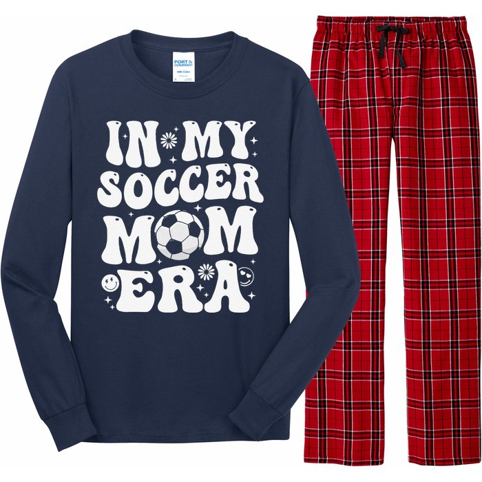 In My Soccer Mom Era Funny Soccer Mom Gifts Long Sleeve Pajama Set