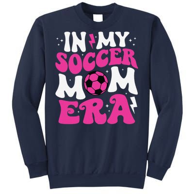 In My Soccer Mom Era Cute Groovy Soccer Mom Sweatshirt