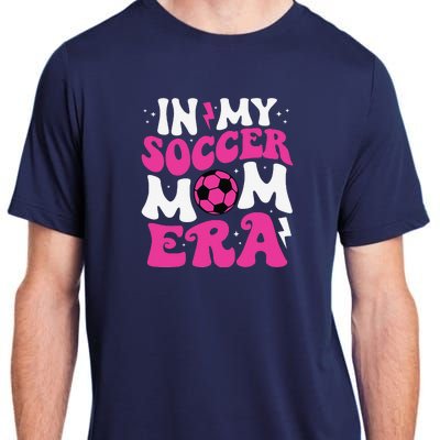 In My Soccer Mom Era Cute Groovy Soccer Mom Adult ChromaSoft Performance T-Shirt