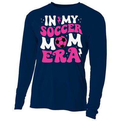 In My Soccer Mom Era Cute Groovy Soccer Mom Cooling Performance Long Sleeve Crew