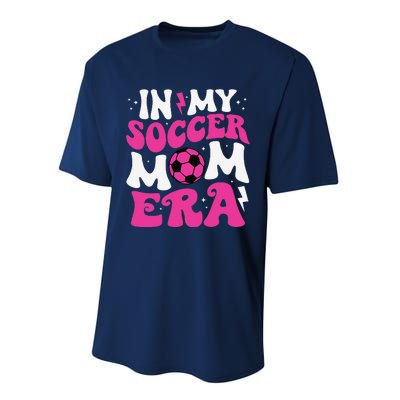 In My Soccer Mom Era Cute Groovy Soccer Mom Performance Sprint T-Shirt