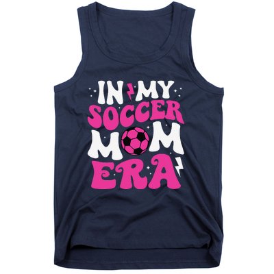 In My Soccer Mom Era Cute Groovy Soccer Mom Tank Top