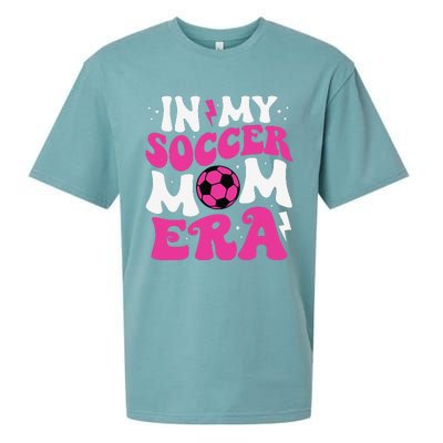 In My Soccer Mom Era Cute Groovy Soccer Mom Sueded Cloud Jersey T-Shirt