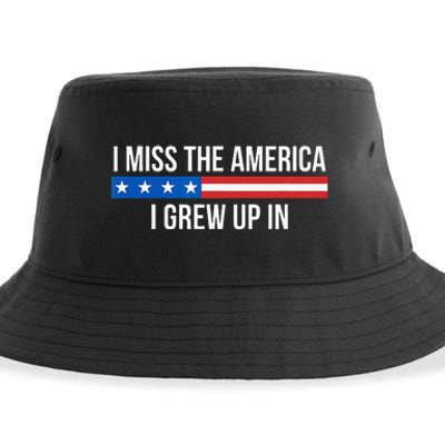 I Miss The America I Grew Up In Sustainable Bucket Hat