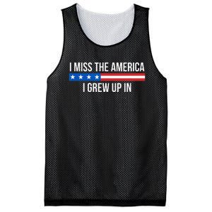 I Miss The America I Grew Up In Mesh Reversible Basketball Jersey Tank