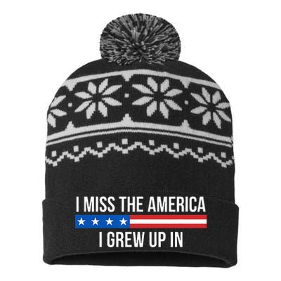 I Miss The America I Grew Up In USA-Made Snowflake Beanie