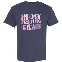 In My Testing Era Test Day Retro Motivational Teacher Garment-Dyed Heavyweight T-Shirt