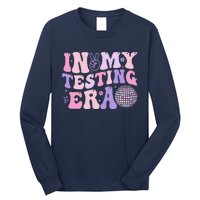 In My Testing Era Test Day Retro Motivational Teacher Long Sleeve Shirt