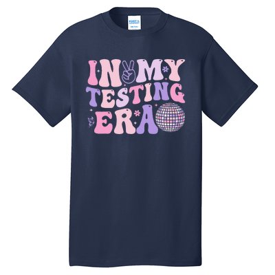 In My Testing Era Test Day Retro Motivational Teacher Tall T-Shirt