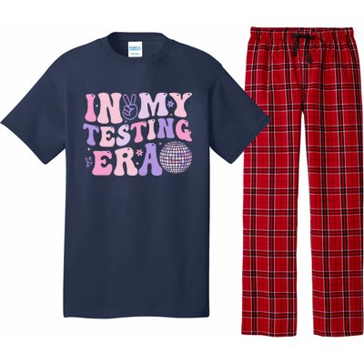 In My Testing Era Test Day Retro Motivational Teacher Pajama Set