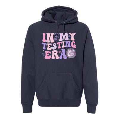 In My Testing Era Test Day Retro Motivational Teacher Premium Hoodie