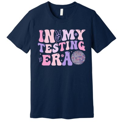 In My Testing Era Test Day Retro Motivational Teacher Premium T-Shirt