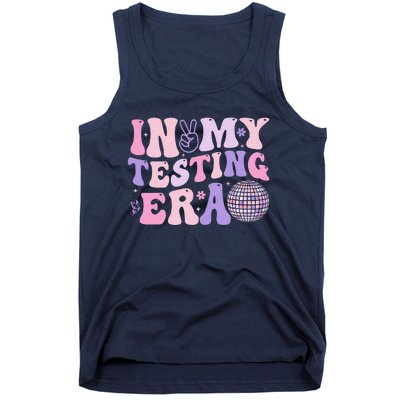 In My Testing Era Test Day Retro Motivational Teacher Tank Top