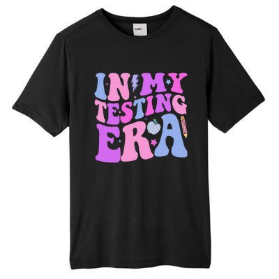 In My Testing Era Test Day Retro Motivational Teacher Tall Fusion ChromaSoft Performance T-Shirt