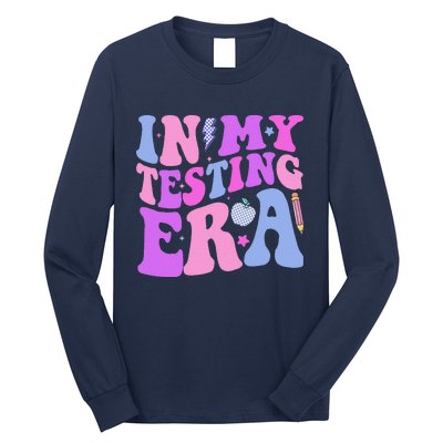 In My Testing Era Test Day Retro Motivational Teacher Long Sleeve Shirt