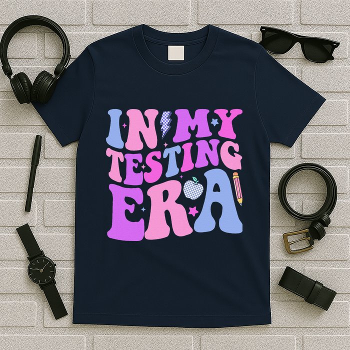 In My Testing Era Test Day Retro Motivational Teacher T-Shirt