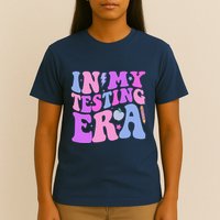In My Testing Era Test Day Retro Motivational Teacher T-Shirt
