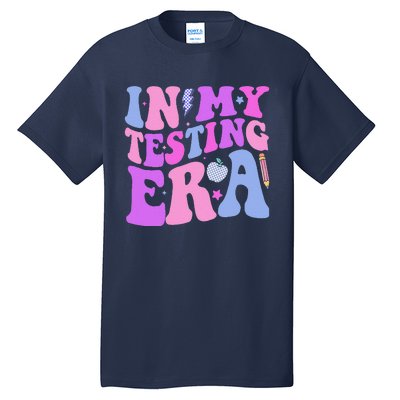 In My Testing Era Test Day Retro Motivational Teacher Tall T-Shirt