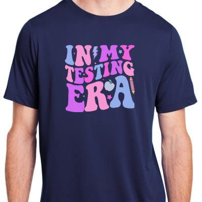 In My Testing Era Test Day Retro Motivational Teacher Adult ChromaSoft Performance T-Shirt