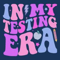 In My Testing Era Test Day Retro Motivational Teacher Drawstring Bag