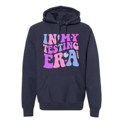 In My Testing Era Test Day Retro Motivational Teacher Premium Hoodie