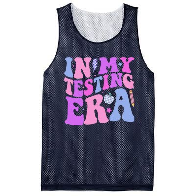 In My Testing Era Test Day Retro Motivational Teacher Mesh Reversible Basketball Jersey Tank