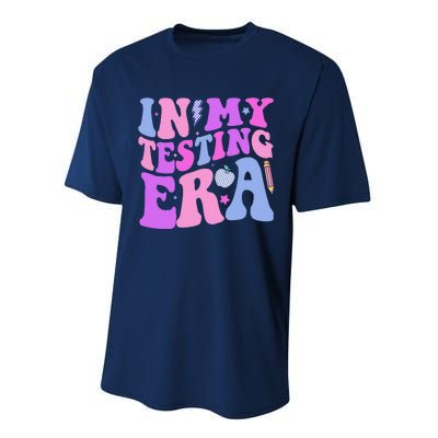 In My Testing Era Test Day Retro Motivational Teacher Performance Sprint T-Shirt