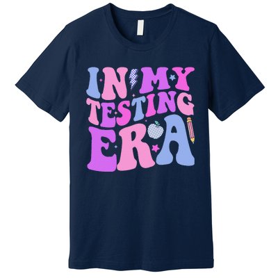 In My Testing Era Test Day Retro Motivational Teacher Premium T-Shirt