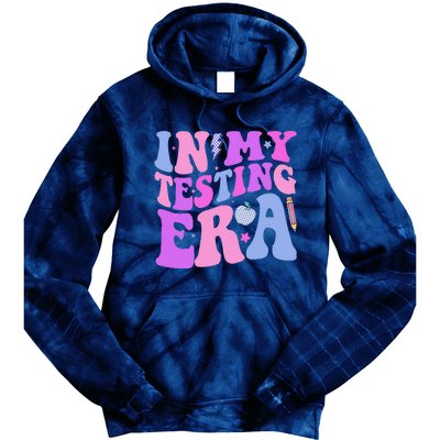 In My Testing Era Test Day Retro Motivational Teacher Tie Dye Hoodie