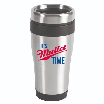 ItS Mullet Time Funny Redneck Mullet 16oz Travel Tumbler