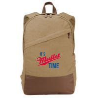 ItS Mullet Time Funny Redneck Mullet Cotton Canvas Backpack