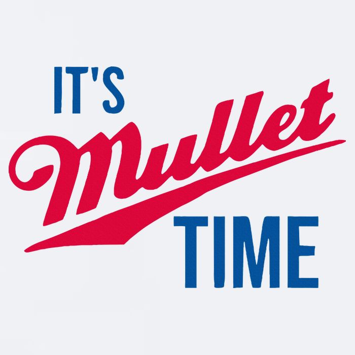 ItS Mullet Time Funny Redneck Mullet Sueded Cloud Jersey T-Shirt