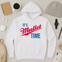ItS Mullet Time Funny Redneck Mullet Hoodie