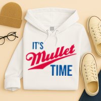 ItS Mullet Time Funny Redneck Mullet Hoodie