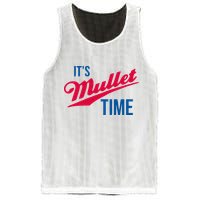 ItS Mullet Time Funny Redneck Mullet Mesh Reversible Basketball Jersey Tank