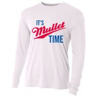 ItS Mullet Time Funny Redneck Mullet Cooling Performance Long Sleeve Crew