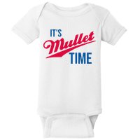 ItS Mullet Time Funny Redneck Mullet Baby Bodysuit