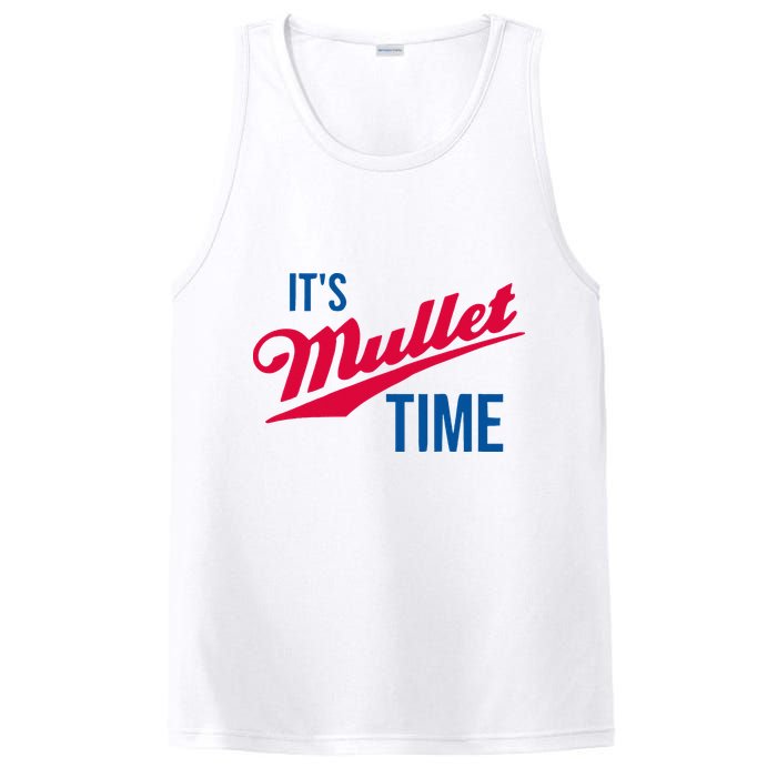 ItS Mullet Time Funny Redneck Mullet PosiCharge Competitor Tank