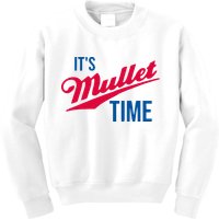 ItS Mullet Time Funny Redneck Mullet Kids Sweatshirt