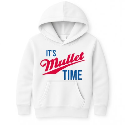 ItS Mullet Time Funny Redneck Mullet Kids Hoodie