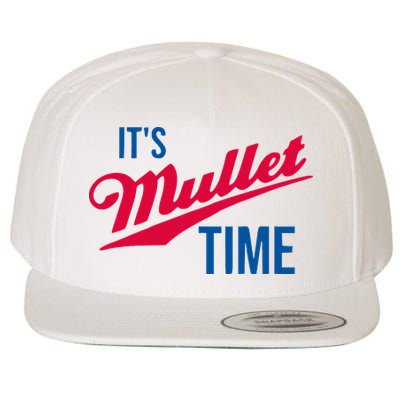 ItS Mullet Time Funny Redneck Mullet Wool Snapback Cap